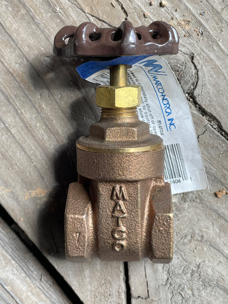 MATCO-NORCA 514T04 3/4" GATE VALVE, THREADED ENDS (IPS) LEAD FREE