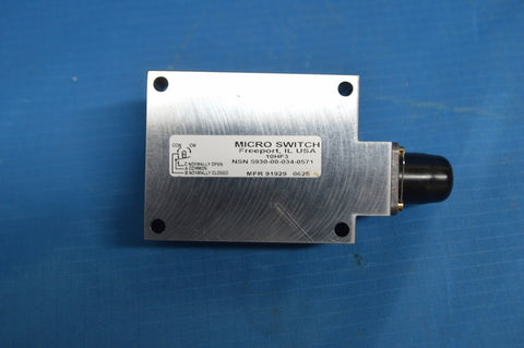 Micro Switch, Switch Sensitive/Circuit Breaker P/N:10HF3 NSN:5930-00-034-0571