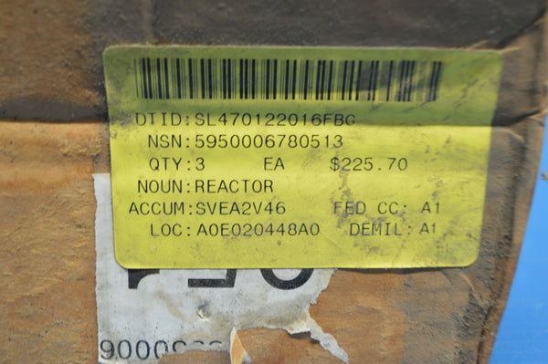 Reactor Transformer P/N:98330 NSN:5950-00-678-0513 NEW