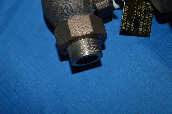 Gems Sensors FS-200/400 Shuttle Type Series Bronze Flow Switch, Inline NSN: 5930DSSWITCH1