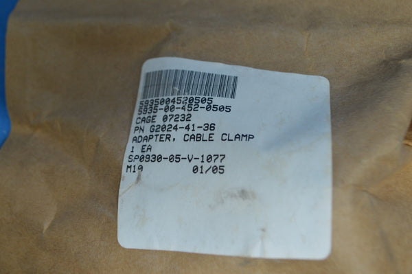 Glenair Mil-Spec Electric Connector Backshell G2024-41-36 NSN:5935-452-0505