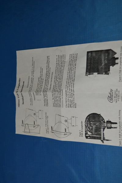 Godfrey PAR 56 Airport Approach Marker Light  NSN: 6210-00-646-9077 Model: MB-2