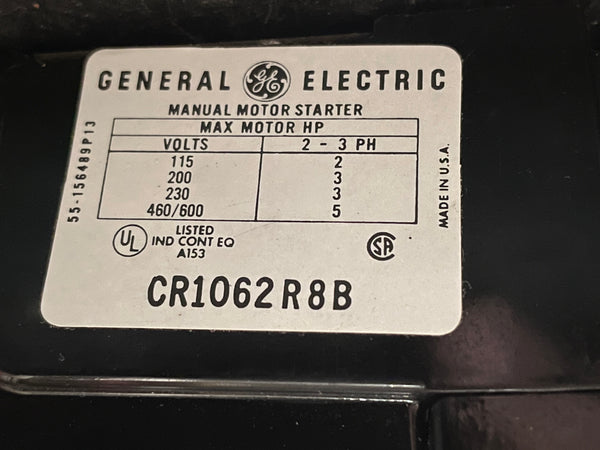 General Electric CR1062R88 Motor Starter NSN:6110-01-256-9146