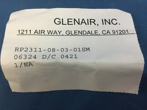 MIL-Spec Glenair 2311-08-03-01SM Circular Connector