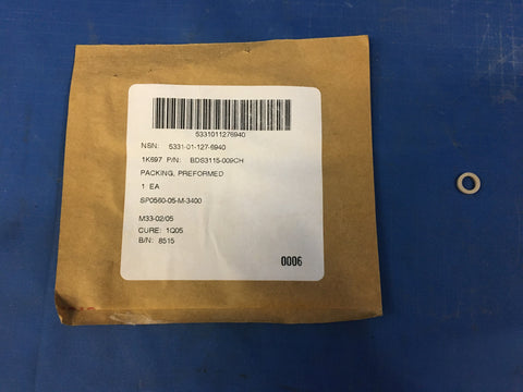 Parker Hannifin BDS3115-009CH3 O-ring NSN:5331-01-127-6940