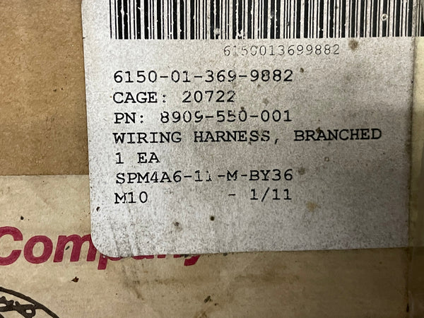 Entwistle 8909-550-001 Branched Wiring Harness NSN:6150-01-369-9882