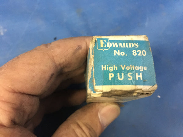 Edwards 820 High Voltage Push Switch NSN:5930-00-224-5679