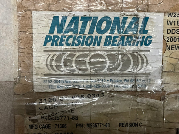 National Precision Bearing MS35771-68 Sleeve Bearing NSN:3120-01-208-0343