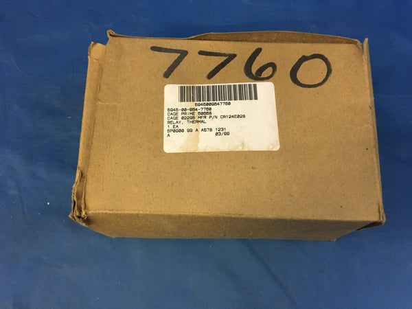 General Electric CR124E028 Thermal Relay 600V 10A NSN:5945-00-964-7760