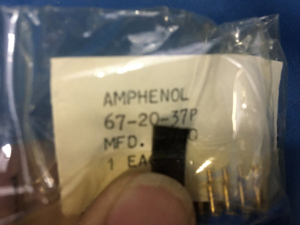 Amphenol Corp 67-01P20-37P Electrical Plug Connector NSN:5935-00-904-9152