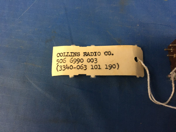 Collins Radio Co AF33 (604) 10001 IF Transformer