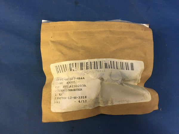 PEC RV4LAYSD203A Potentionmeter NSN:5905-00-227-6844