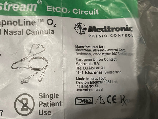 Microstream 3 Pack Adult Smart Capnoline Filter Line Set ETCO2 NSN:6515-01-655-0350