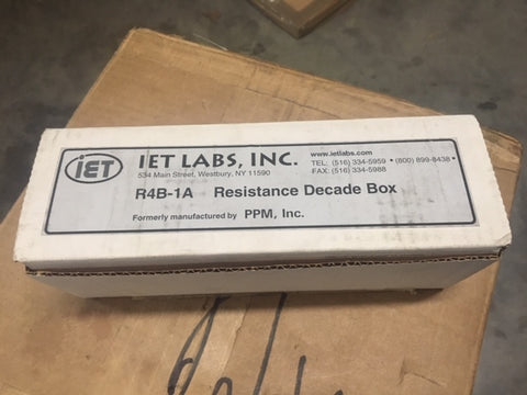 IET Labs Decade Resistor  Model:DS1463-120K NSN:6625-00-724-7983