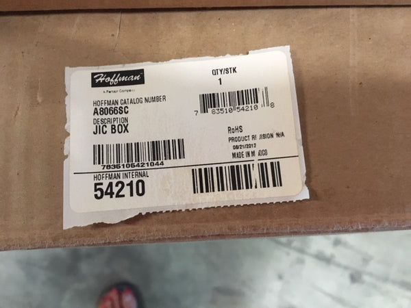 NOS Hoffman Battery Assembly Case, JIC Box, NSN: 6160-01-586-8474 | Model: 3837990