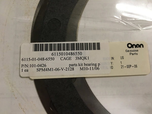 Cummins Onan Bearing P Parts Kit NSN:6115-01-048-6550 Model:101-0426