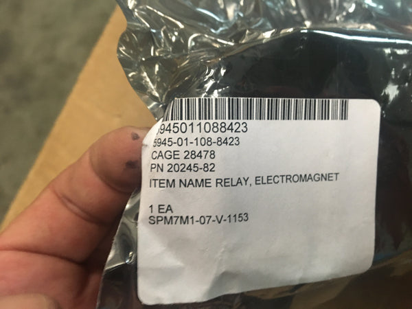 Deltrol Corp Electromagnetic Relay NSN:5945-01-108-8423 Model:20245-82