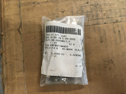 Edgewood Chemical Biological Hose Coupling Assembly NSN:4730-01-471-3580 P/N:5-45-3352