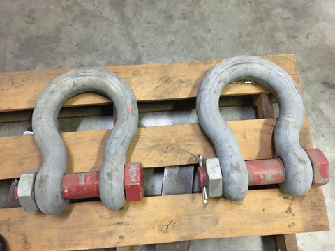 Crosby Anchor Shackle, Bolt Type, 2-1/2", 85 Ton, WLL85T