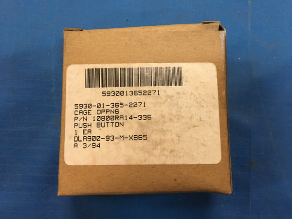 NOS Raytheon 10800RA14-336 Push Button Switch NSN:5930-01-365-2271