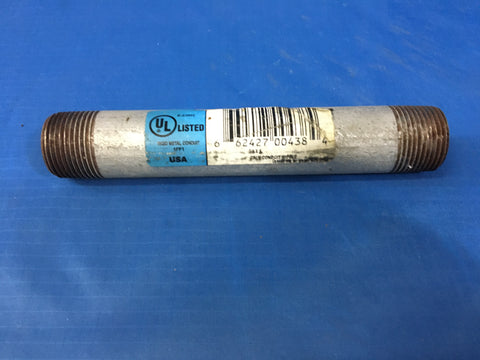 Rigid Galvanized Conduit Nipple 3/4" x 6" Electrical Fitting P/N:UL797 Model:WWC581 NSN:5975-00-058-2227